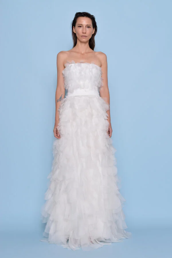 Vestido de Noiva Branco | Emannuelle Junqueira